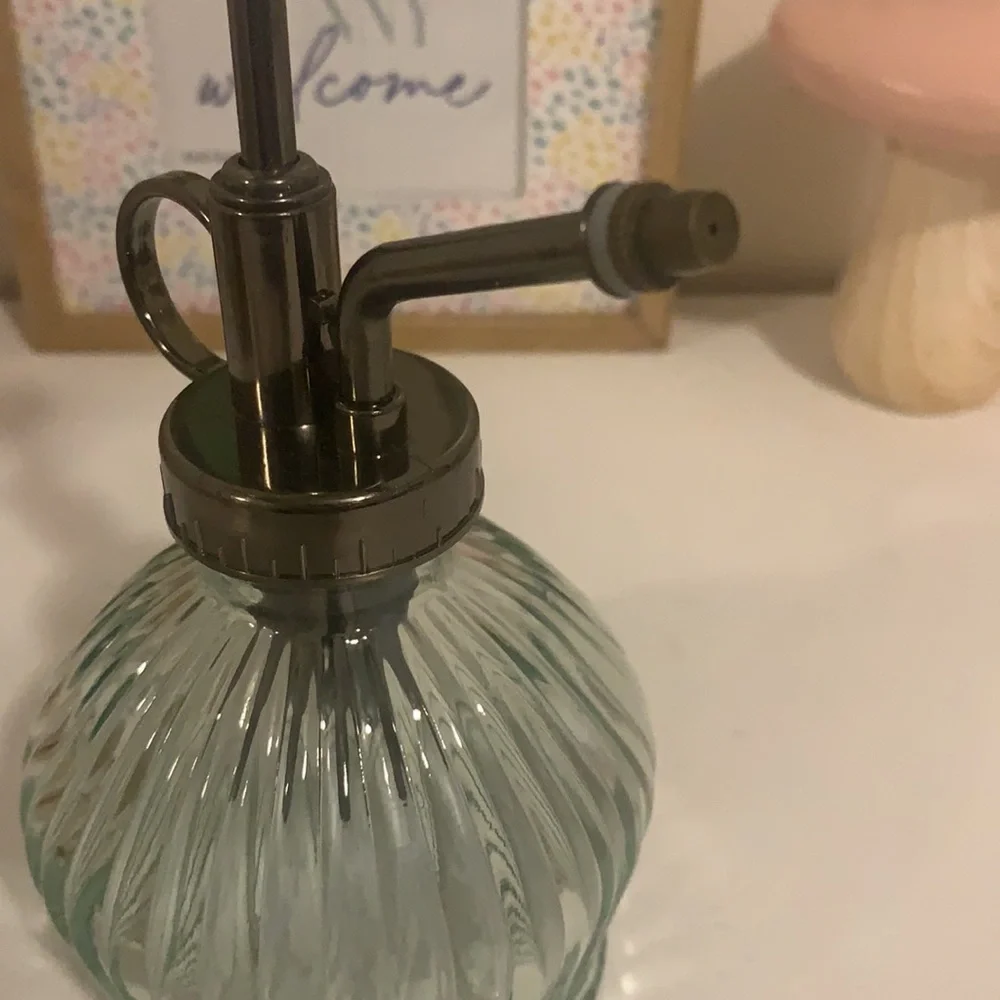 Target Bullseye Glass Plant Mister in Color Soft Green.
